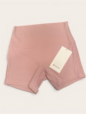 lululemon athletica High-Rise Rose Pink Athletic Bike Shorts
